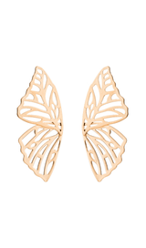 Hollow butterfly alloy earrings styleofcb GOLD 
