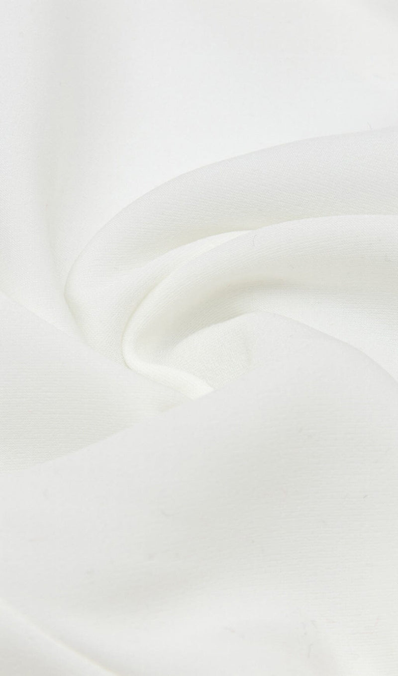PEARL-DECORATED SUIT IN WHITE styleofcb 