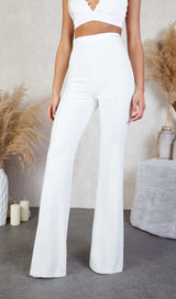 PEARL-DECORATED SUIT IN WHITE styleofcb 