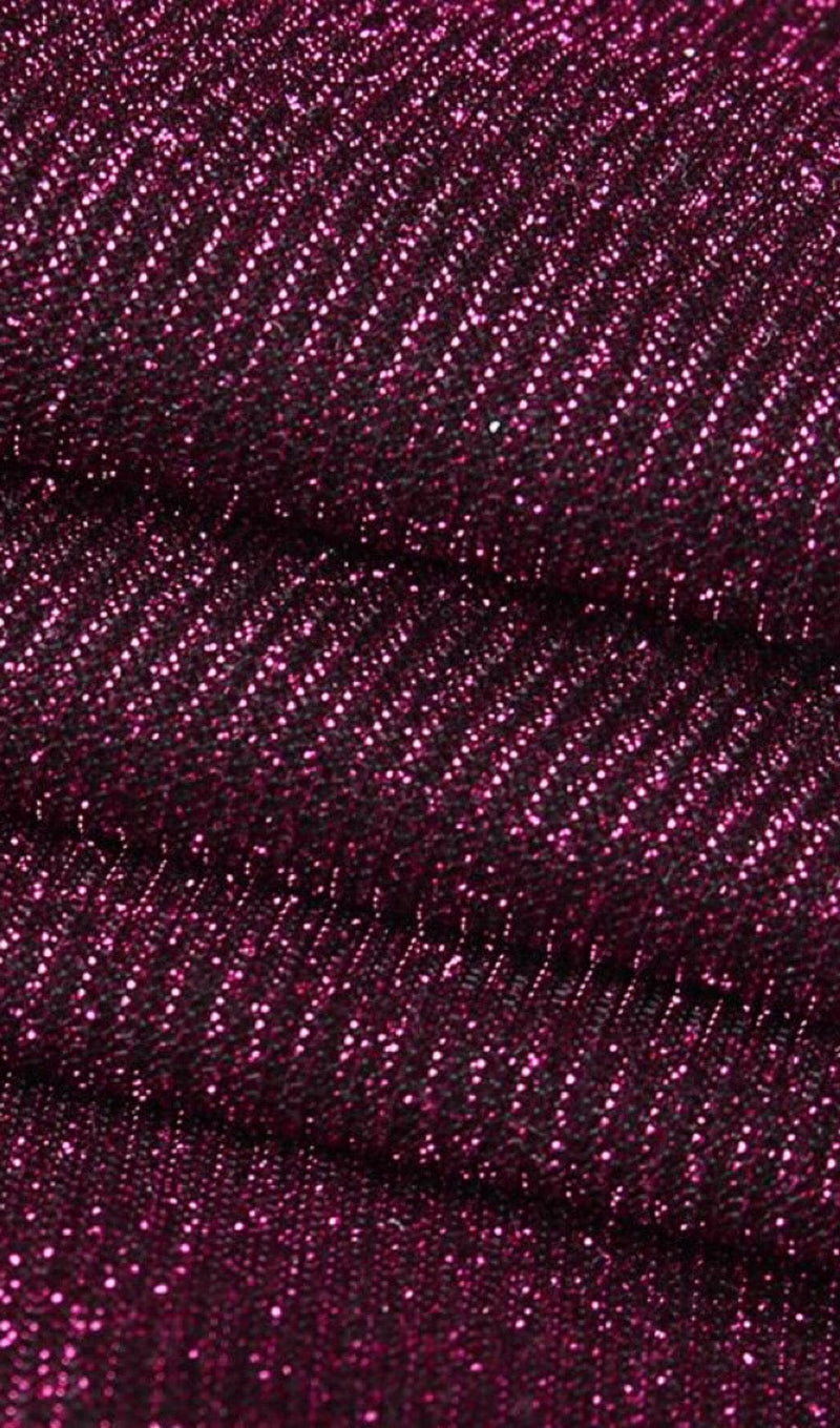 SHINY FISHTAIL MINI DRESS IN PURPLE styleofcb 