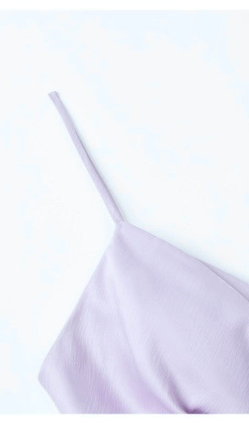 TIE STRAPPY TOP IN PURPLE styleofcb 