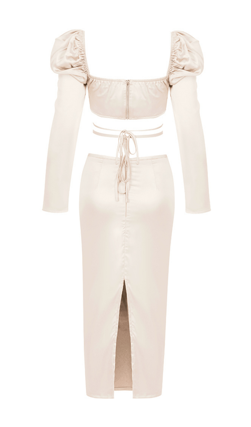 IVORY WHITE HIP DRESS Dresses styleofcb 