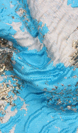JACQUARD TWO PIECE SET IN YELLOW Clothing styleofcb 