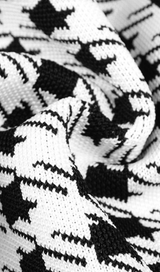 Jacquard color matching stretch suit styleofcb 