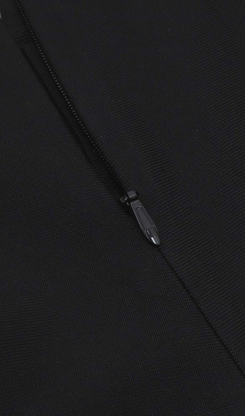 LONG SLEEVE BANDAGE MIDI DRESS IN BLACK Dresses styleofcb 