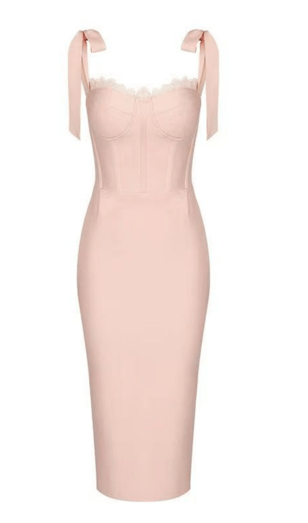 Lace suspender elegant dress styleofcb APRICOT XS 