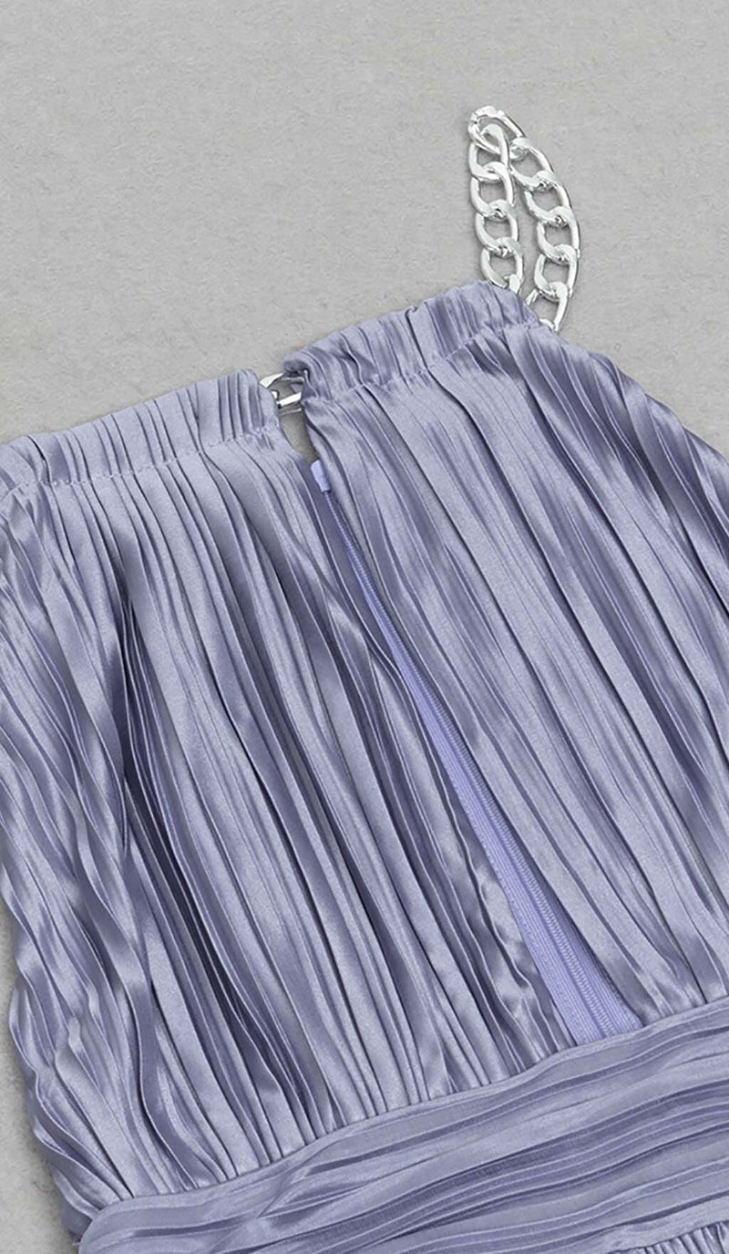 MOCK-NECK SLEEVELESS BELTED MIDI DRESS DRESS STYLE OF CB 
