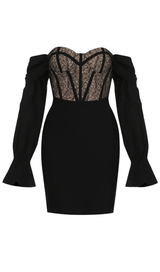 Mesh stitching dress styleofcb 