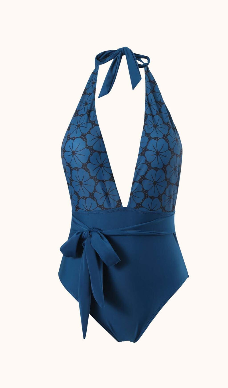 Morticia Swimwear Two Piece Set In Blue Swimwear styleofcb 
