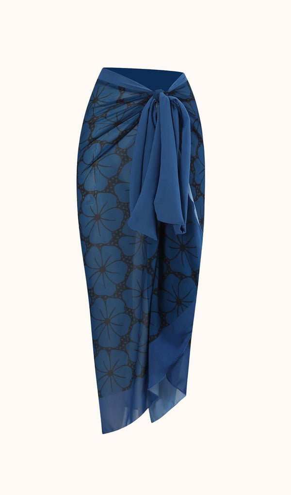 Morticia Swimwear Two Piece Set In Blue Swimwear styleofcb 