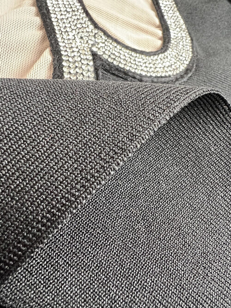 BANDAGE CUT-OUT DESIGN BRIGHT DIAMOND CAMISOLE TOP IN BLACK styleofcb 