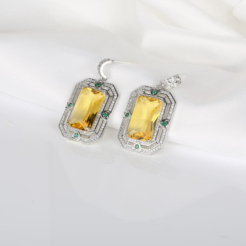 ZIRCON GEOMETRIC EARRINGS Earrings blingmyfriend 