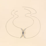 DIAMOND CHEST CHAIN IN SILVER blingmyfriend 