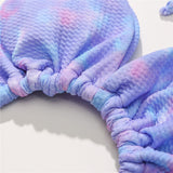 TIE-DYE LACE-UP SWIMSUIT styleofcb 