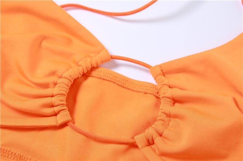 CUTOUT ASYMMETRIC SKIRT SET Sets Oh CICI 