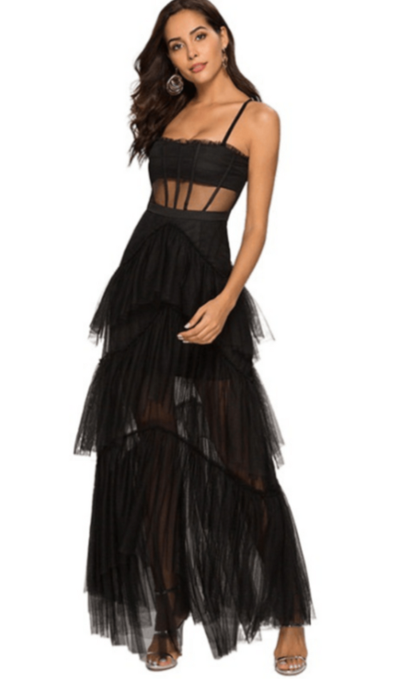 SEASIDE HOILDAY DRESS styleofcb BLACK S 