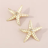STARFISH EARRINGS IN BEIGE Earrings styleofcb 