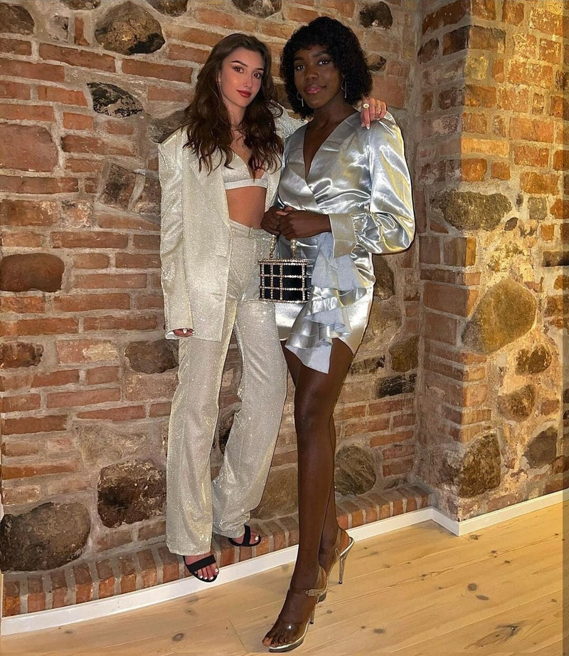 SPARKLE BLAZER THREE PIECE SET Sets styleofcb 