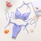 TIE-DYE LACE-UP SWIMSUIT styleofcb 