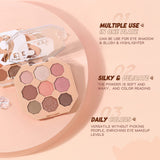 MATTE PEARLESCENT GLITTER SEQUINS EYESHADOW blingmyfriend 