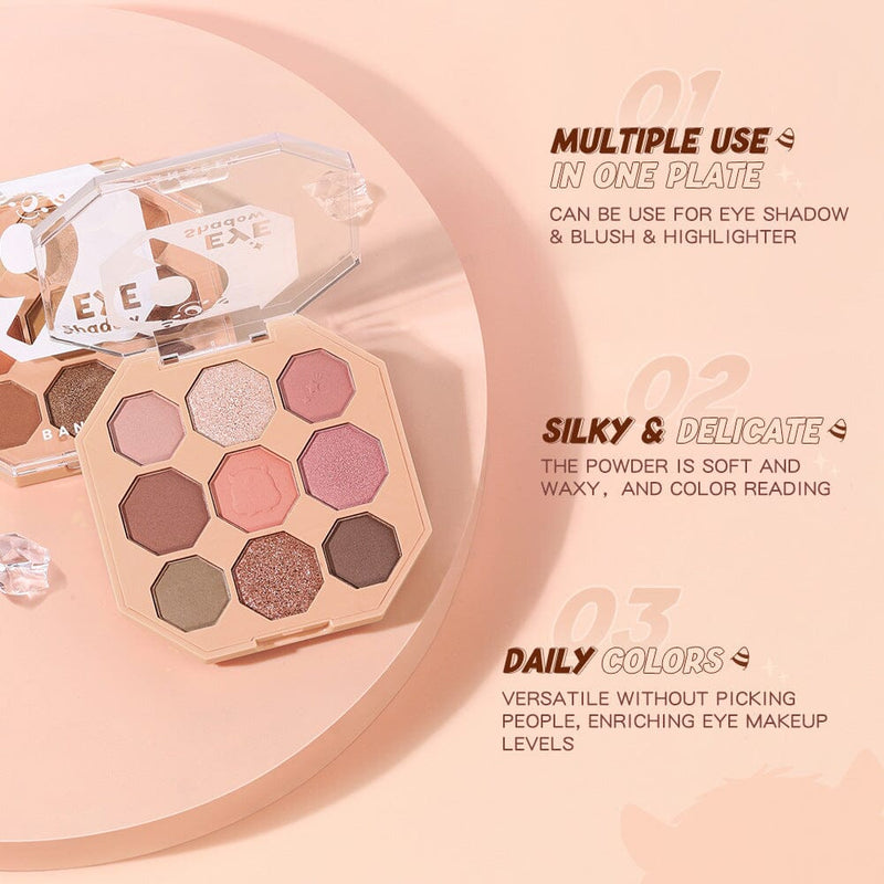 MATTE PEARLESCENT GLITTER SEQUINS EYESHADOW blingmyfriend 