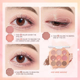MATTE PEARLESCENT GLITTER SEQUINS EYESHADOW blingmyfriend 
