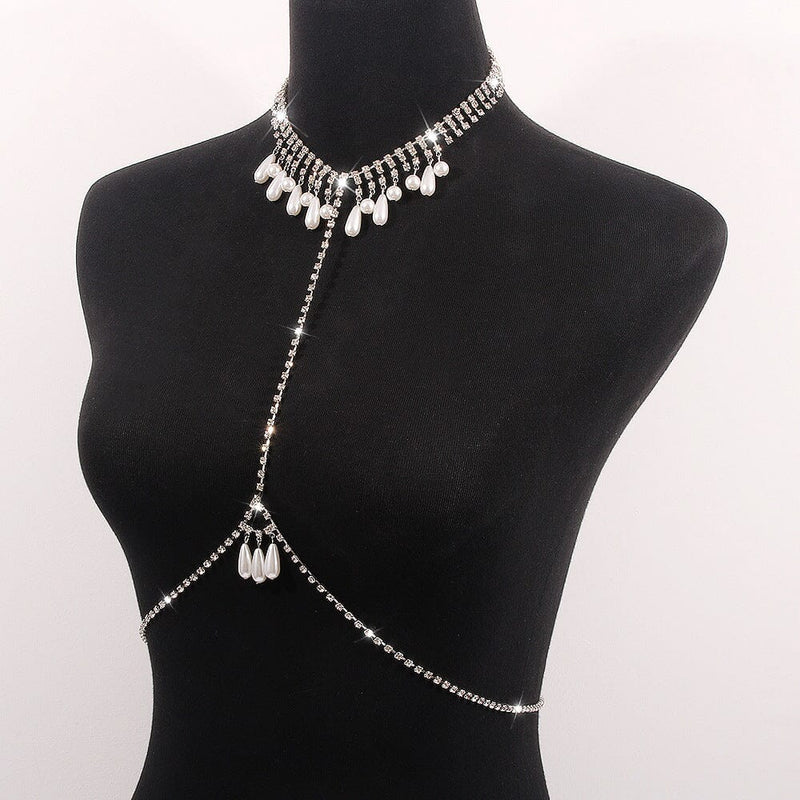 PEARL DIDAMOND BODY CHAIN blingmyfriend 