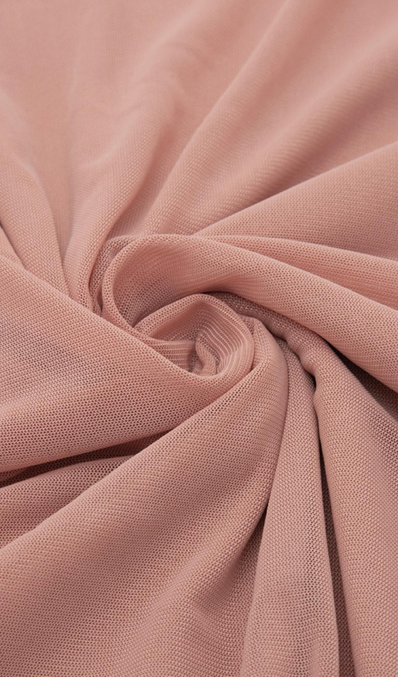 ONE SHOULDER CUT OUT MIDI DRESS IN PINK Dresses styleofcb 