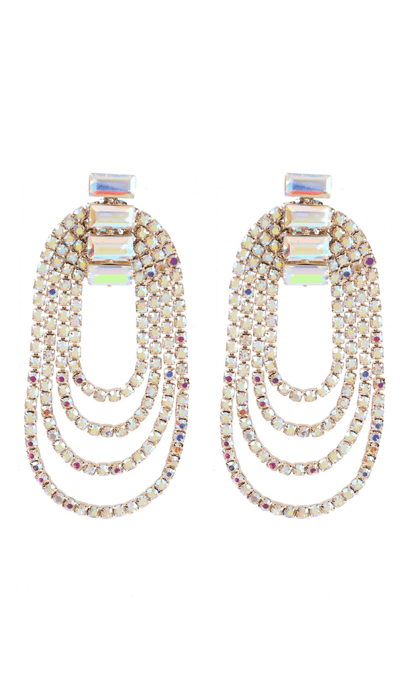 Oval tassel earrings styleofcb GOLD 