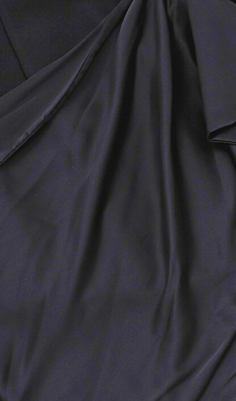 RUCHED MINI DRESS IN BLACK MINI DRESS styleofcb 