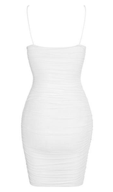 RUCHED MINI DRESS IN PINK styleofcb 