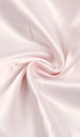 RUCHED OFF-SHOULDER SLIM MIDI DRESS IN PINK DRESS STYLE OF CB 