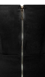 SATIN CORSET MINI DRESS IN BLACK Dresses styleofcb 