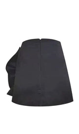 SATIN CRYSTAL BOW SKIRT IN BLUE Skirts styleofcb 