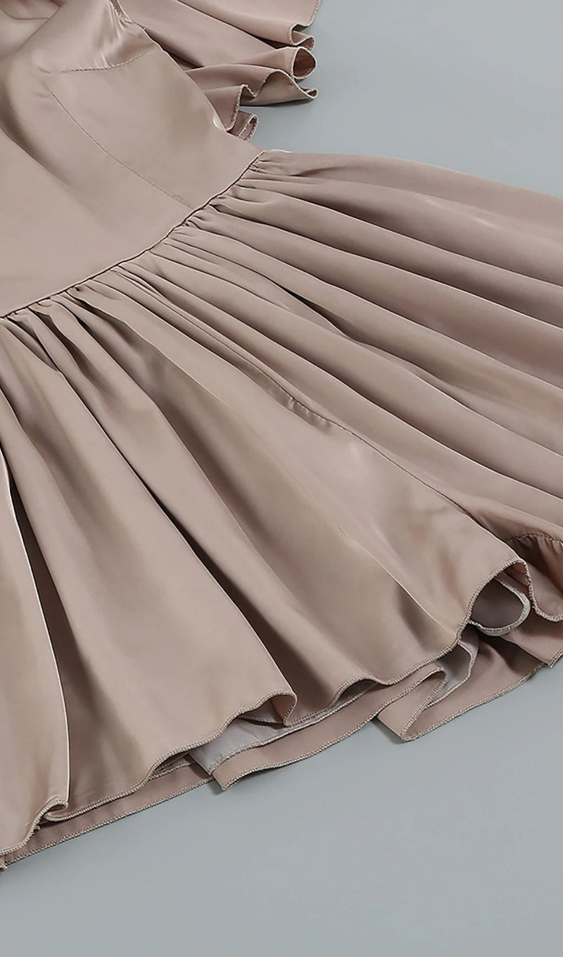 SATIN ONE SHOULDER RUCHED BODYSUIT Clothing styleofcb 