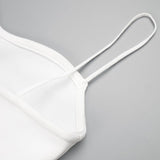 SCALLOPED MESH INSERT MAXI DRESS IN WHITE DRESS styleofcb 