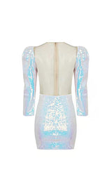 SEQUIN LONG SLEEVED CORSET MINI DRESS Dresses styleofcb 