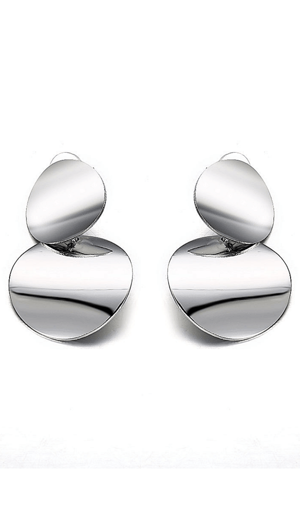 SIMPLE GEOMETRIC EARRINGS METAL EARRINGS