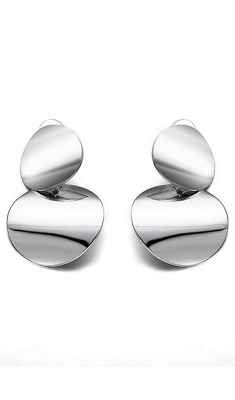 SIMPLE GEOMETRIC EARRINGS METAL EARRINGS