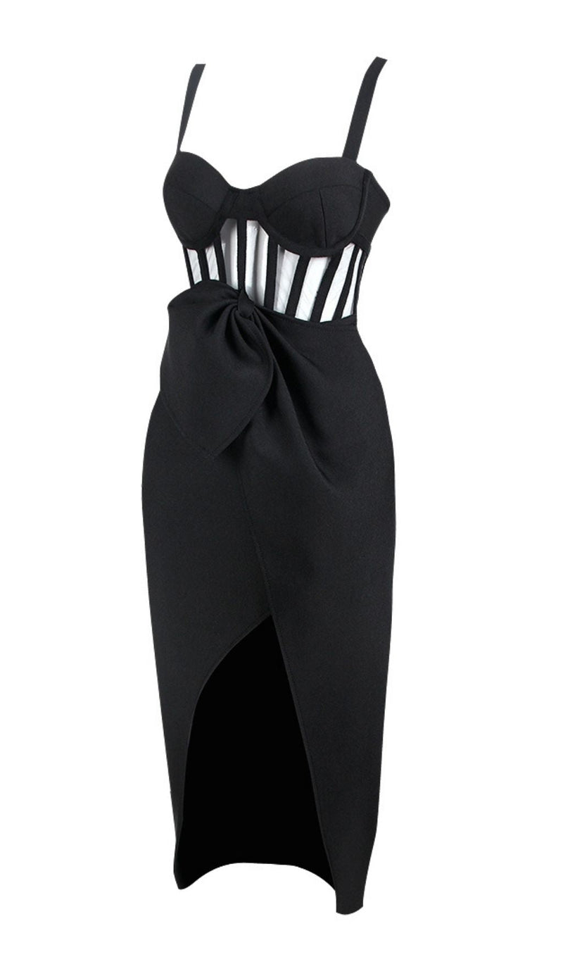 SPLIT BANDAGE MIDI DRESS IN RED Dresses styleofcb 