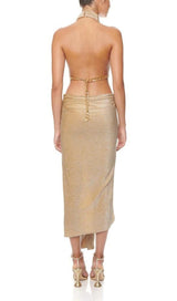 SPLIT MAXI DRESS IN PINK Dresses styleofcb 