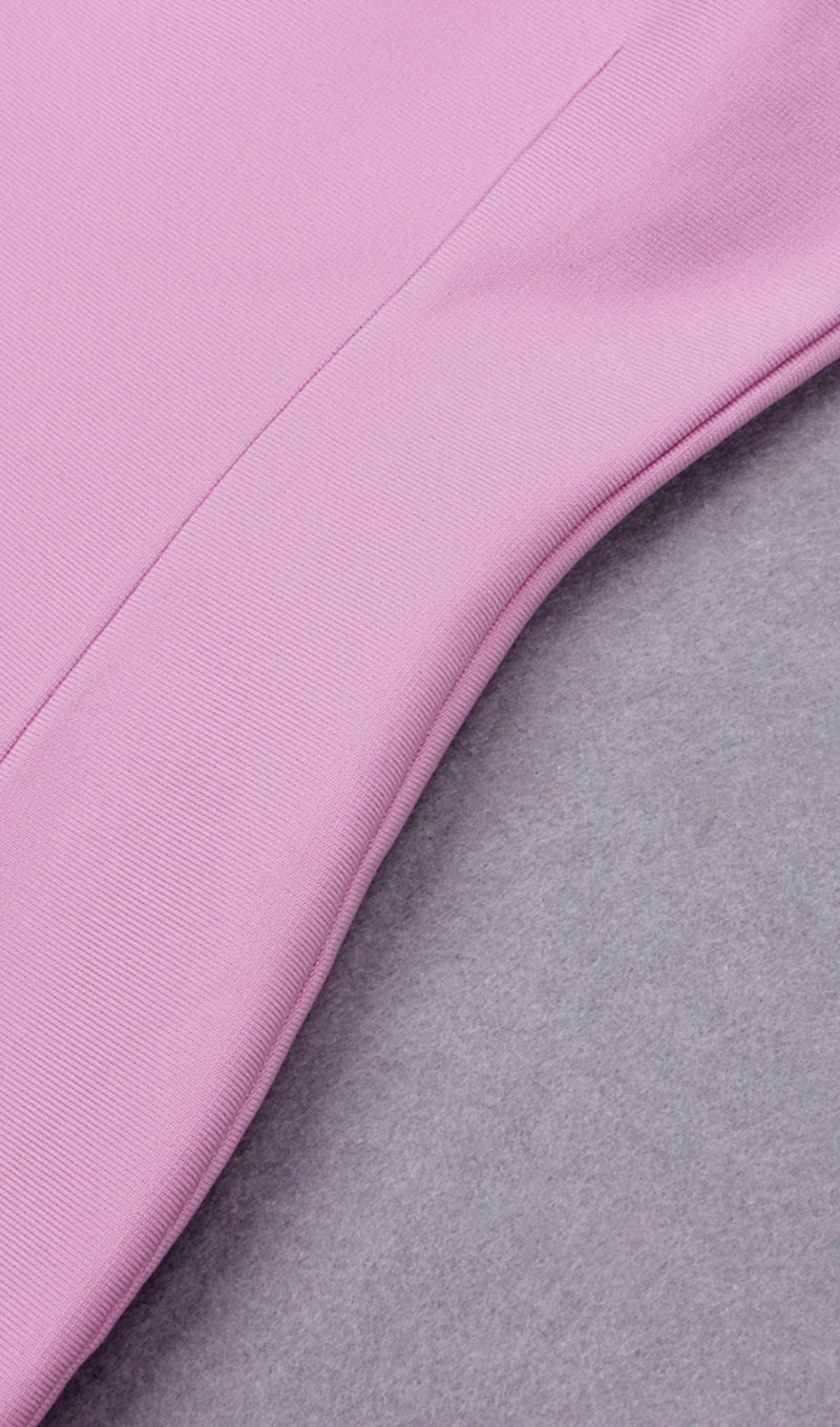 STRAPLESS BANDAGE MINI DRESS IN PINK Dresses styleofcb 