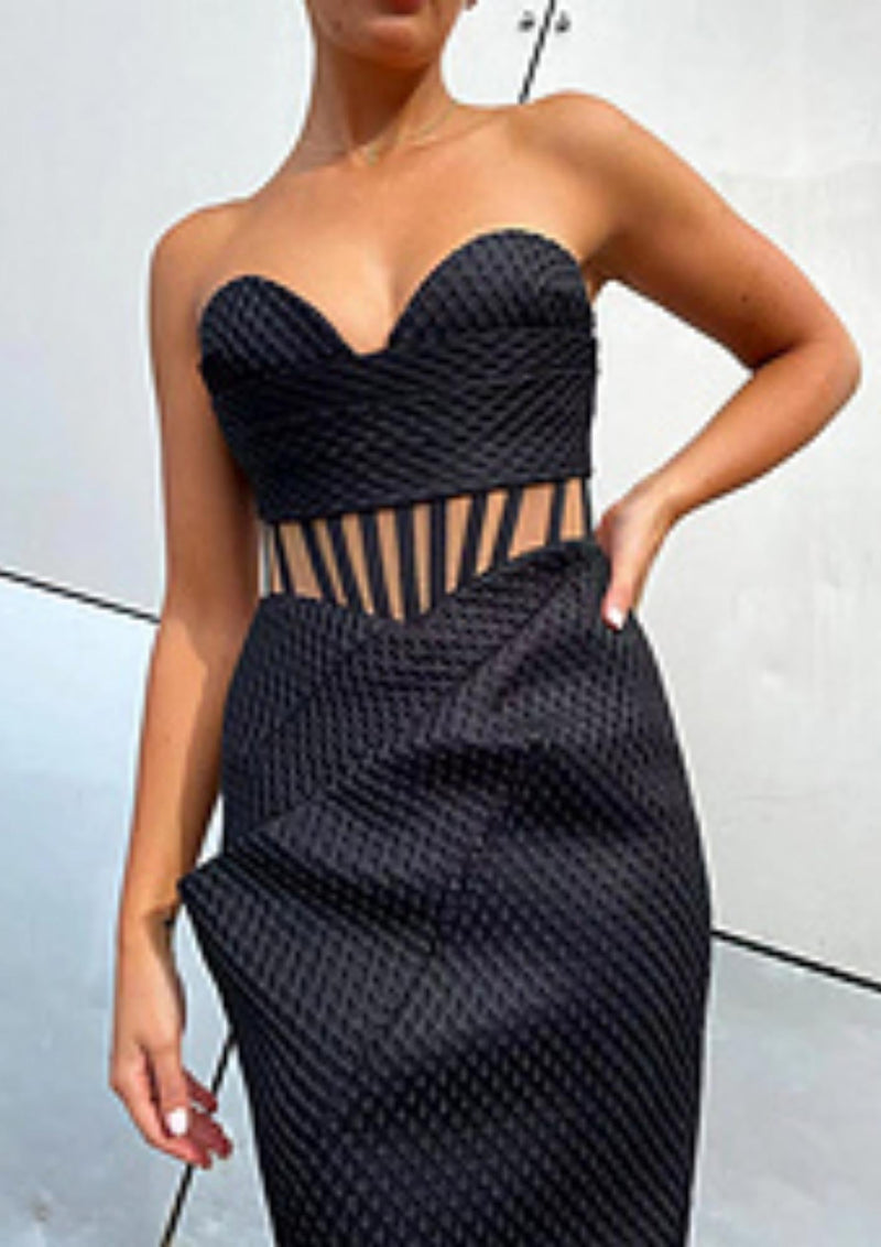 STRAPLESS CORSET DRESS IN BLACK Dresses styleofcb 