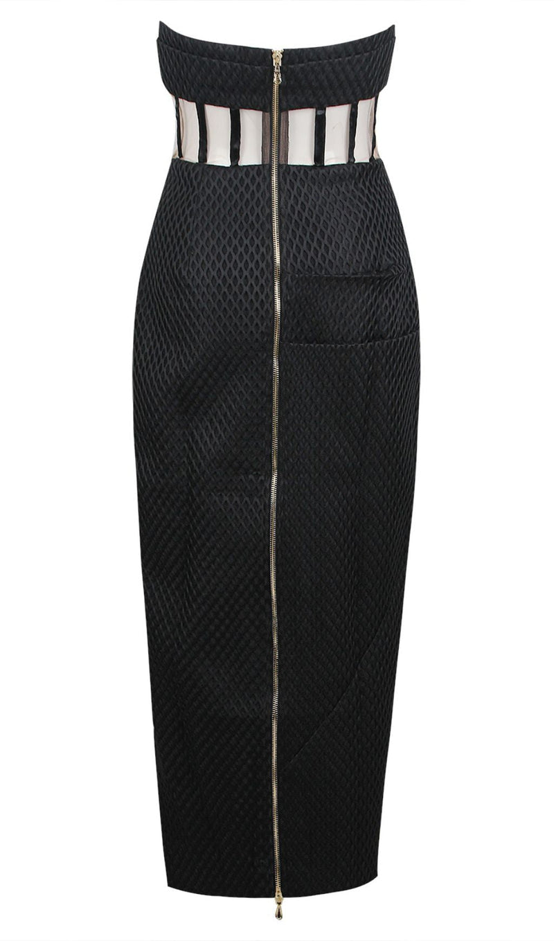 STRAPLESS CORSET DRESS IN BLACK Dresses styleofcb 