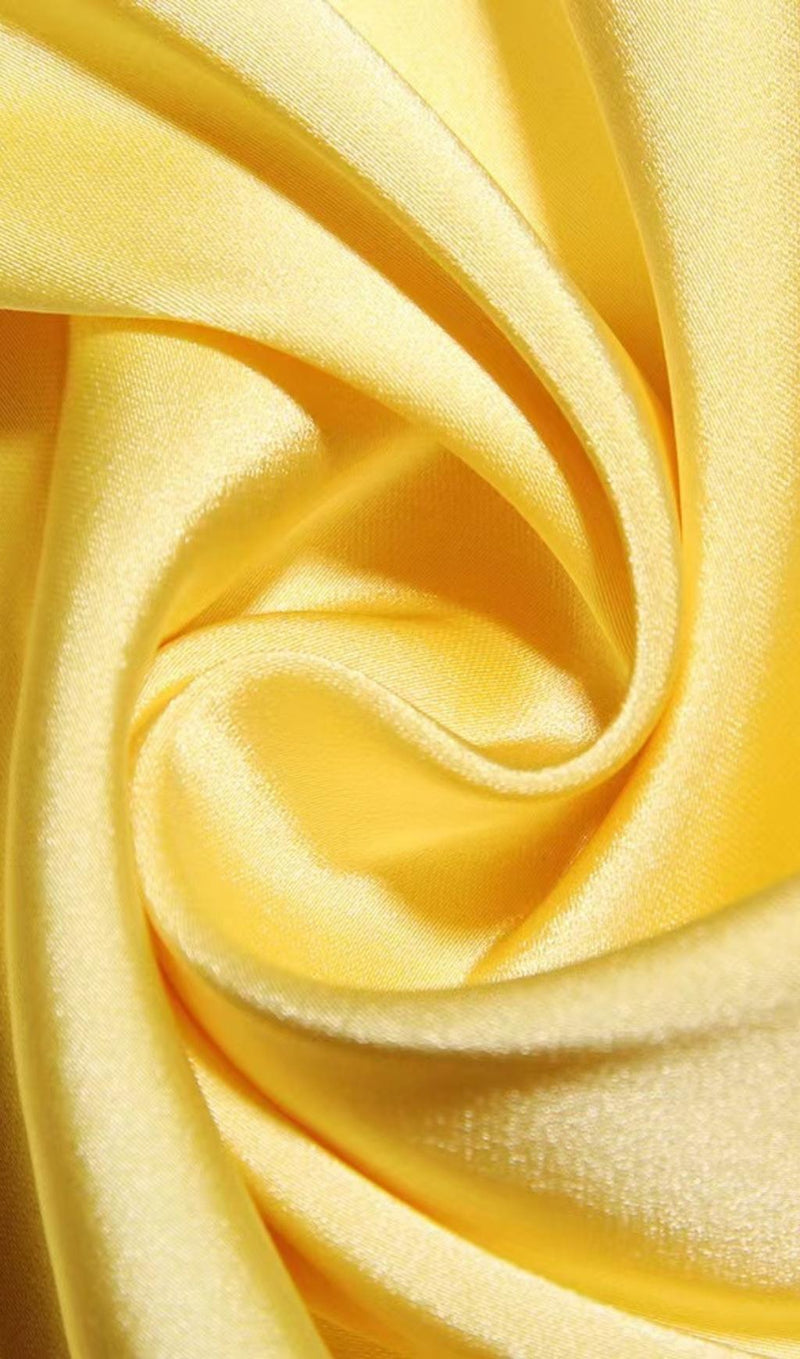 STRAPLESS MINI DRESS IN YELLOW Dresses styleofcb 