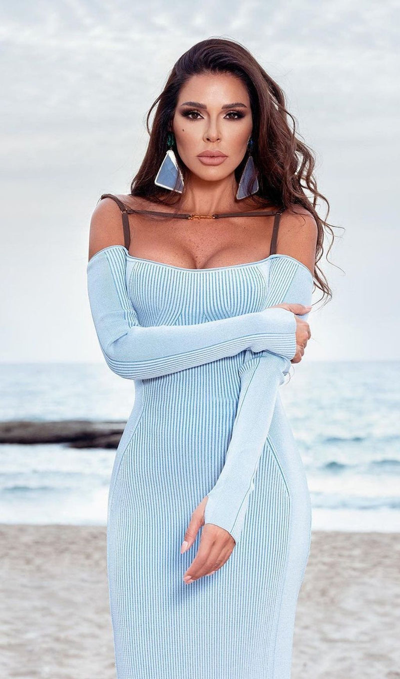 STRAPPY HOLLOW STRAPLESS BANDAGE MINI DRESS IN BLACK Dresses styleofcb 