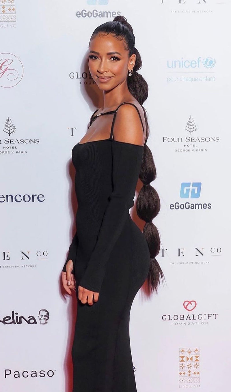 STRAPPY HOLLOW STRAPLESS BANDAGE MINI DRESS IN BLACK Dresses styleofcb 