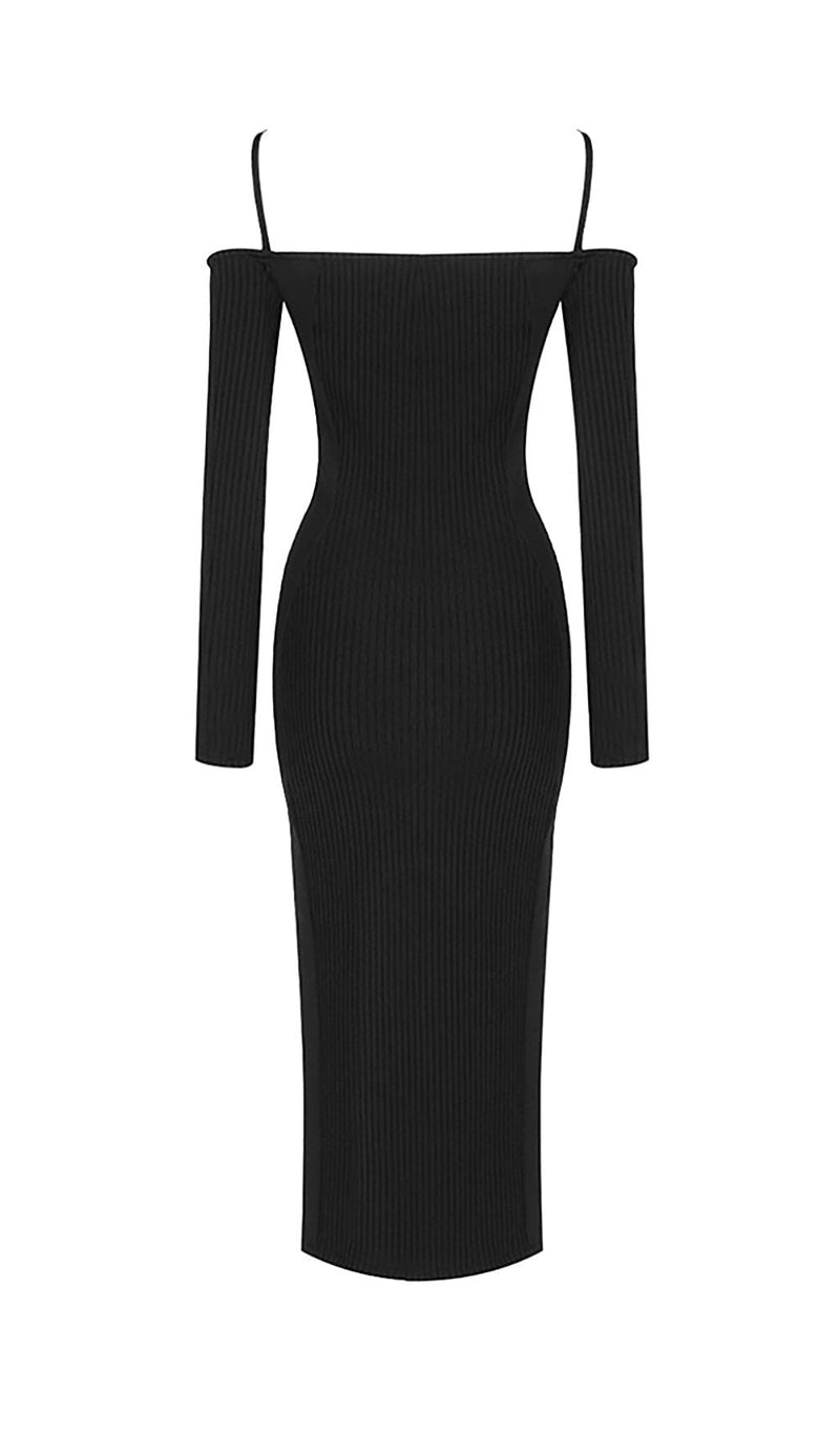 STRAPPY HOLLOW STRAPLESS BANDAGE MINI DRESS IN BLACK Dresses styleofcb 