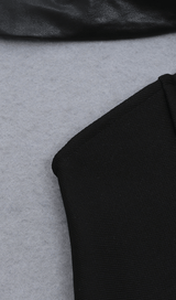 Slim bandage dress with leather suspenders (halloween limited) styleofcb 