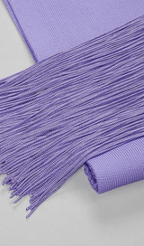 TASSEL MINI DRESSIN PURPLE Dresses styleofcb 